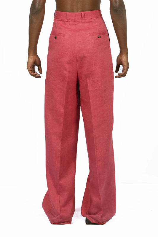 Tomato Pleated Pants